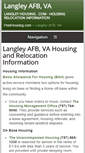 Mobile Screenshot of langleyhousing.com