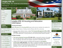 Tablet Screenshot of langleyhousing.com